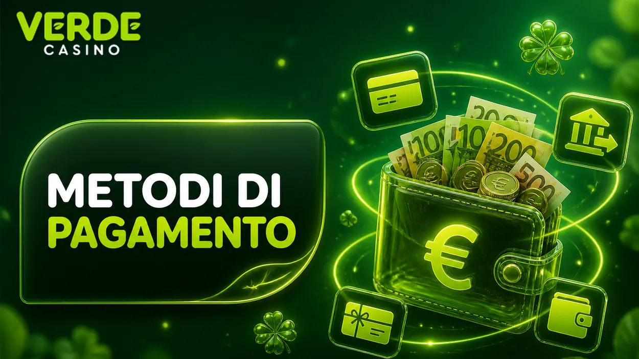 Metodi di pagamento Verde Casino