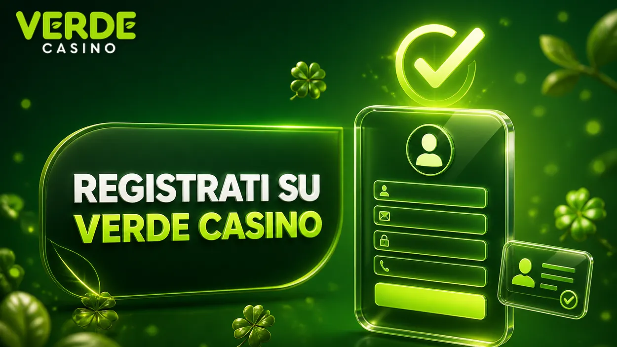 Come registrarsi su Verde Casino